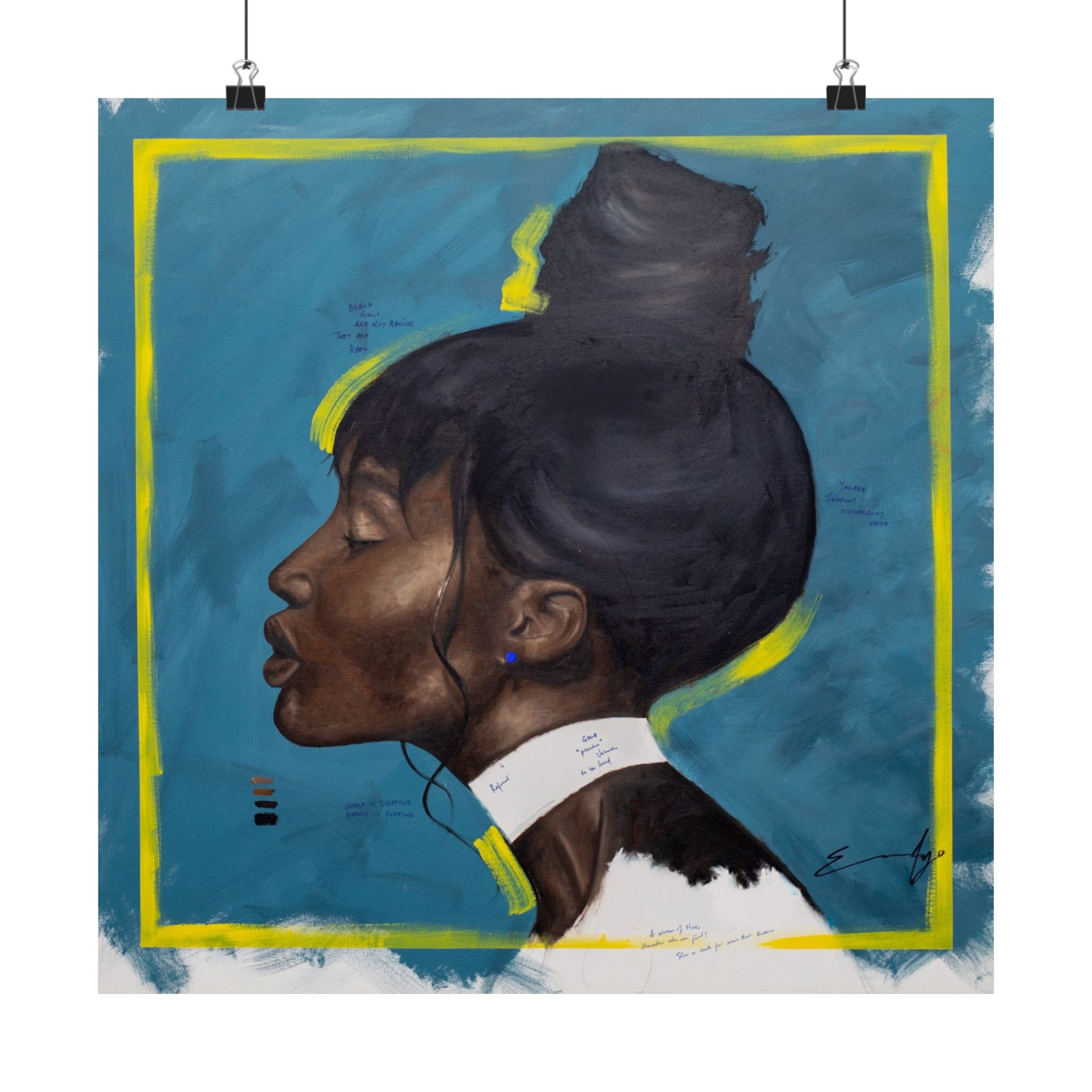 BLACK GIRL MAGIC Art Print